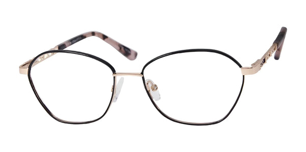 Elegante EL61 Eyeglasses | Size 53 / Black/Rose