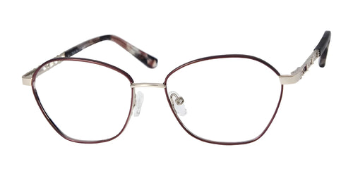 Elegante EL61 Eyeglasses / Size 53 / Black / Rose