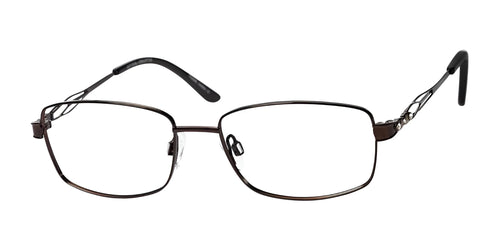 Elegante ELT119 Eyeglasses / Size 52 / Chocolate