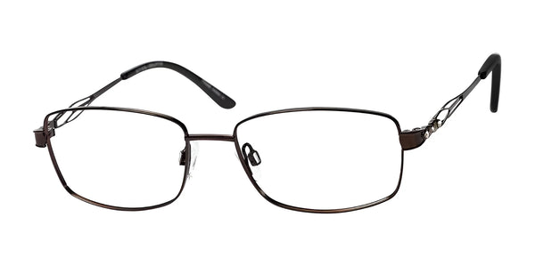 Elegante ELT119 Eyeglasses | Size 52 / Chocolate