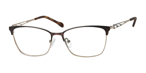 Elegante ELT120 Eyeglasses / Size 54 / Chocolate