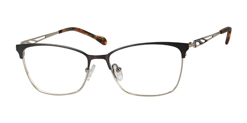 Elegante ELT120 Eyeglasses / Size 54 / Chocolate