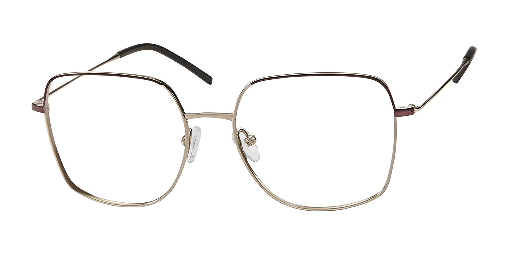 Elegante ELT121 Eyeglasses Chocolate / Gold Elegante ELT121 Eyeglasses Chocolate / Gold
