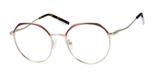 Elevate 23020 Eyeglasses / Size 51 / Chocolate / Gold