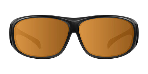 EnChroma Altavista LX Sunglasses / Size 64 / Matte Black / LX1 Light Amber VLT 80%