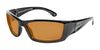 EnChroma Durant LX Sunglasses | Size 57 / Black / LX1 Light Amber VLT 80%