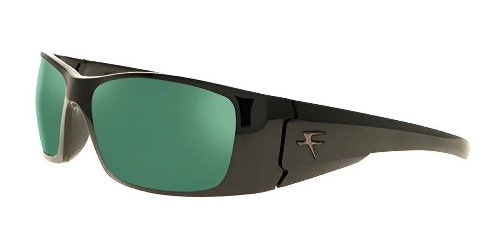 Fatheadz BLACK NITRO Sunglasses Black Deep Green Fatheadz BLACK NITRO Sunglasses Black Deep Green