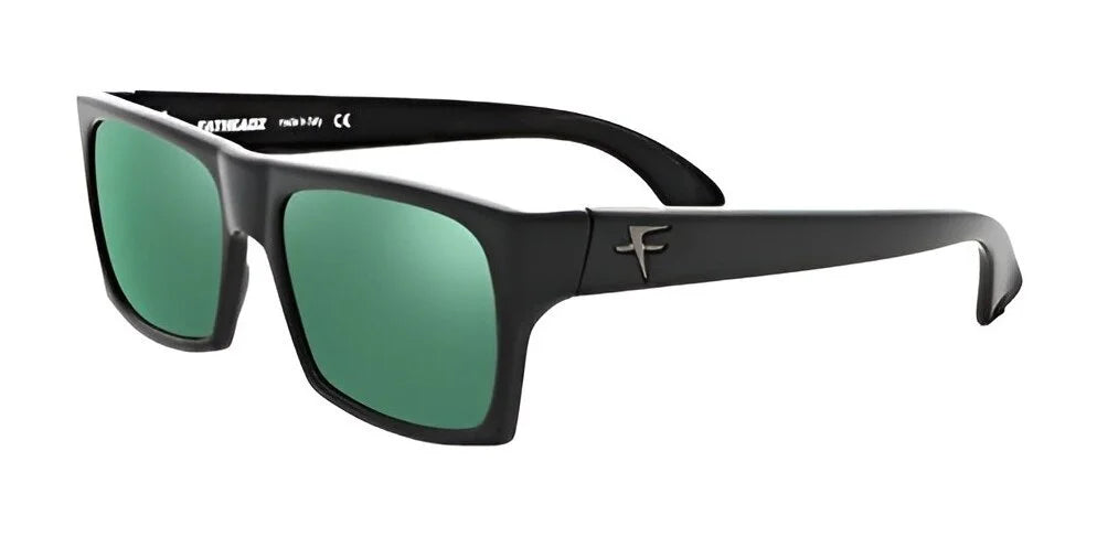 Fatheadz BRAIN FADE Sunglasses Black Deep Green Fatheadz BRAIN FADE Sunglasses Black Deep Green