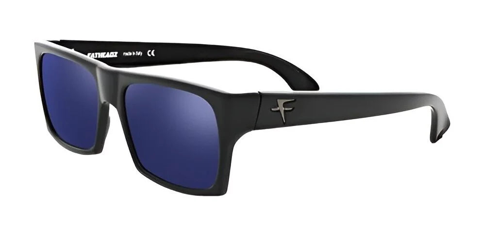 Fatheadz BRAIN FADE Sunglasses Black Flare Navy Blue Fatheadz BRAIN FADE Sunglasses Black Flare Navy Blue