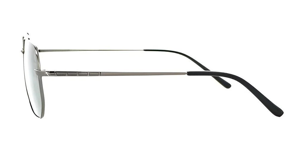 Side view of the Fatheadz DOOZY Sunglasses in size 57, showcasing their sleek metal-frame design with black temple tips on a white background, and featuring polarized lenses for ultimate clarity. Side view of the Fatheadz DOOZY Sunglasses in size 57, showcasing their sleek metal-frame design with black temple tips on a white background, and featuring polarized lenses for ultimate clarity.