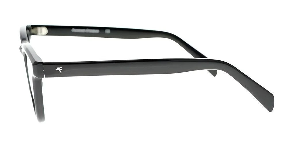 The Fatheadz DRAMA Sunglasses feature black rectangular eyeglass frames in a side view, highlighting the arms and hinge details. These sunglasses offer more than just style; they are oversized shades that provide UV protection for optimal eye safety. The Fatheadz DRAMA Sunglasses feature black rectangular eyeglass frames in a side view, highlighting the arms and hinge details. These sunglasses offer more than just style; they are oversized shades that provide UV protection for optimal eye safety.
