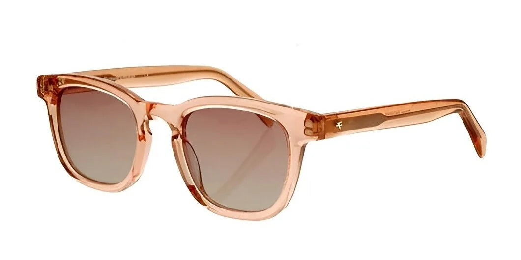 The Fatheadz DRAMA Sunglasses, featuring translucent pink oversized square frames and tinted lenses, provide stylish UV protection when showcased at a three-quarter angle. The Fatheadz DRAMA Sunglasses, featuring translucent pink oversized square frames and tinted lenses, provide stylish UV protection when showcased at a three-quarter angle.