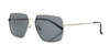 Fatheadz JABBERWOCK Sunglasses | Size 57 / Silver / Grey/Green