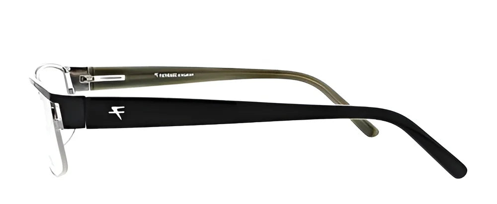 The Fatheadz JULIO Eyeglasses | Size 60 showcase black and green frames with a sleek and stylish design, set against a crisp white background. The Fatheadz JULIO Eyeglasses | Size 60 showcase black and green frames with a sleek and stylish design, set against a crisp white background.