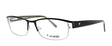 The Fatheadz JULIO Eyeglasses offer a sleek and stylish design with semi-rimless frames in black, featuring the brand's distinctive logo on the temple—a truly premium addition to any wardrobe. The Fatheadz JULIO Eyeglasses offer a sleek and stylish design with semi-rimless frames in black, featuring the brand's distinctive logo on the temple—a truly premium addition to any wardrobe.