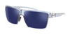 Fatheadz LIGHTS OUT Sunglasses | Size 62 / Crystal Grey / Flare Navy Blue