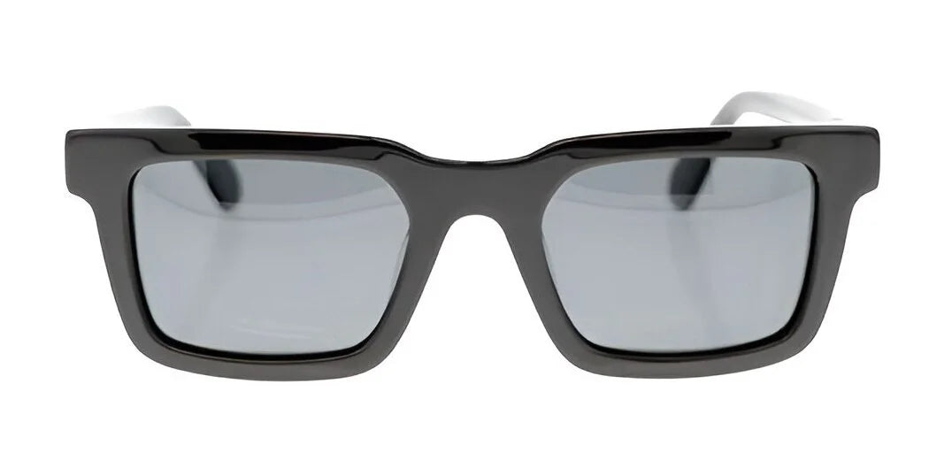 The Fatheadz MELLO Sunglasses, in a size 51, feature sleek rectangular black frames with grey polarized lenses that provide UV protection. The Fatheadz MELLO Sunglasses, in a size 51, feature sleek rectangular black frames with grey polarized lenses that provide UV protection.