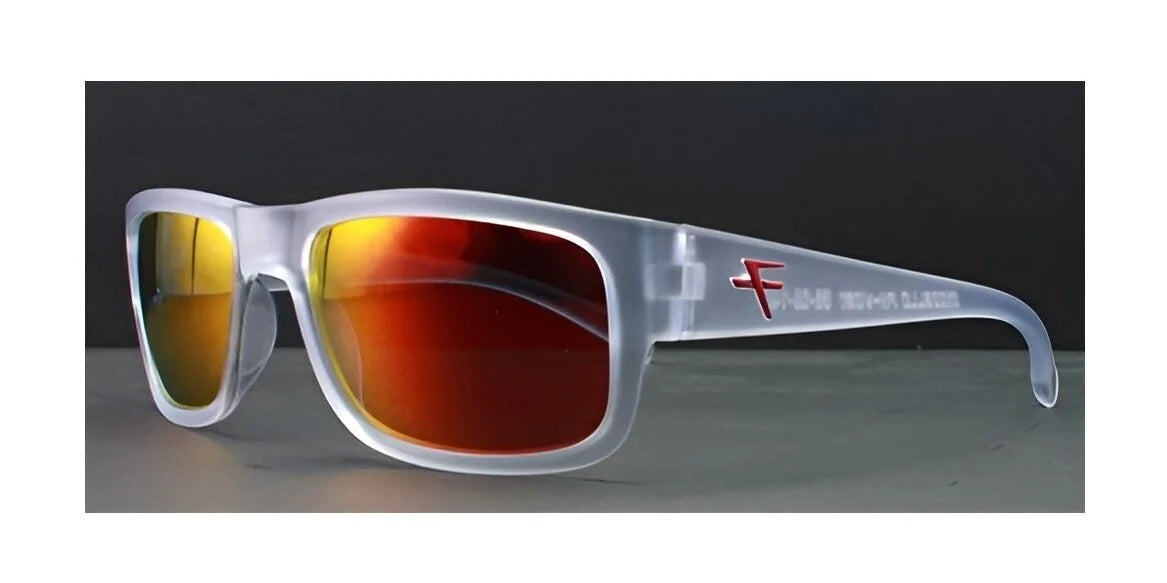Fatheadz MODELLO Sunglasses Clear Red Fatheadz MODELLO Sunglasses Clear Red