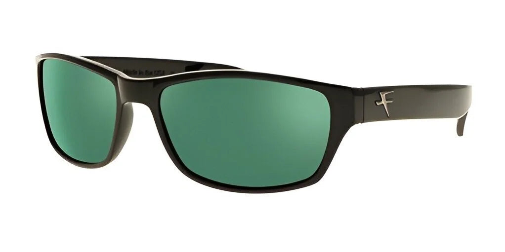 Fatheadz SHUE Sunglasses Black Deep Green Fatheadz SHUE Sunglasses Black Deep Green