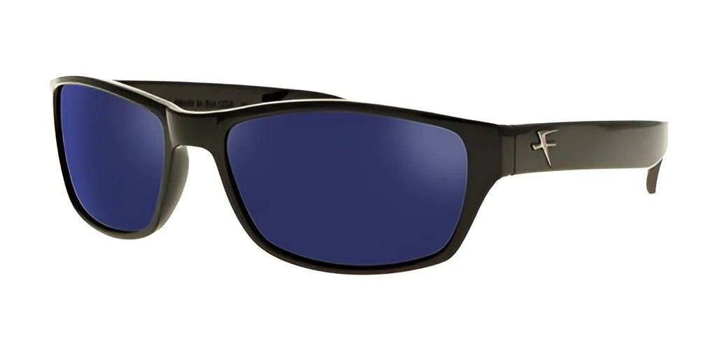 Fatheadz SHUE Sunglasses Black Flare Navy Blue Fatheadz SHUE Sunglasses Black Flare Navy Blue