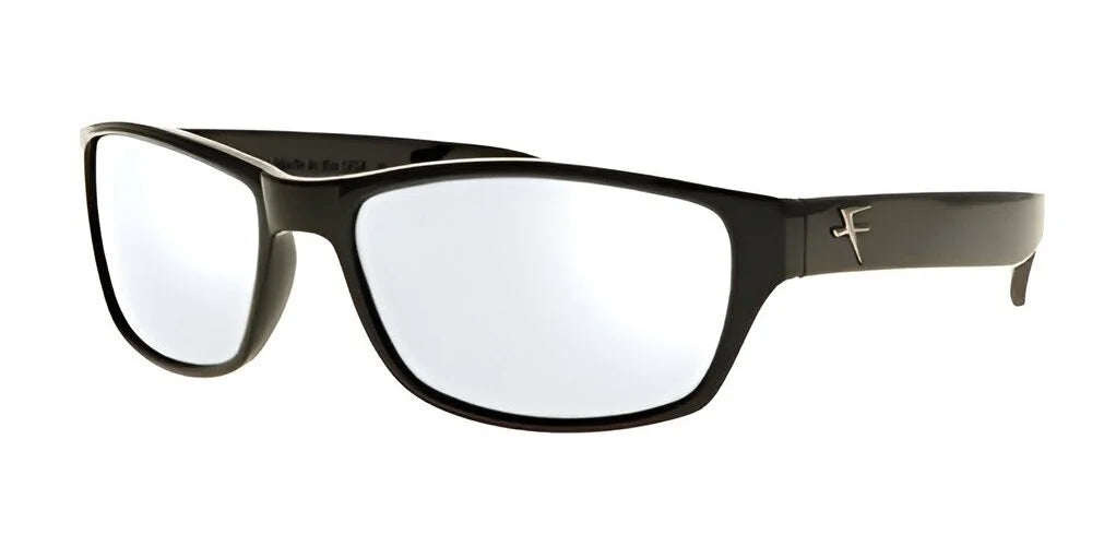 Fatheadz SHUE Sunglasses, featuring a sleek design and black rectangular frames with a silver logo on the temple side, embody the stylish elements often found in oversized eyewear. Fatheadz SHUE Sunglasses, featuring a sleek design and black rectangular frames with a silver logo on the temple side, embody the stylish elements often found in oversized eyewear.