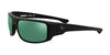Fatheadz SLIDE JOB Sunglasses | Size 60 / Matte Black / Deep Green (Offshore Fishing)