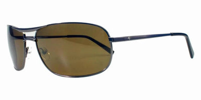 Fatheadz The Law Sunglasses Gunmetal / Brown