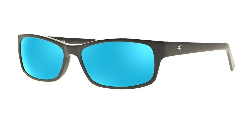 Fatheadz THE MIK Sunglasses Matte Black Blue Fatheadz THE MIK Sunglasses Matte Black Blue