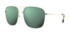 Fatheadz THEON Sunglasses | Size 62 / Gold / Green