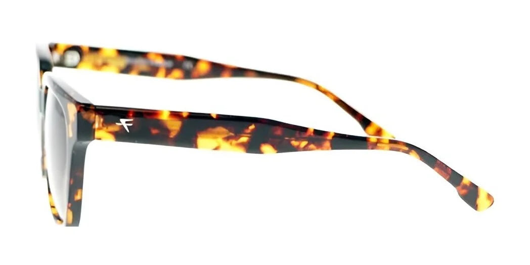 Fatheadz TRIPPER Sunglasses in Size 53, featuring tortoiseshell rectangular frames with a small white Fatheadz logo on the temple, and polarized lenses for UV protection. Fatheadz TRIPPER Sunglasses in Size 53, featuring tortoiseshell rectangular frames with a small white Fatheadz logo on the temple, and polarized lenses for UV protection.