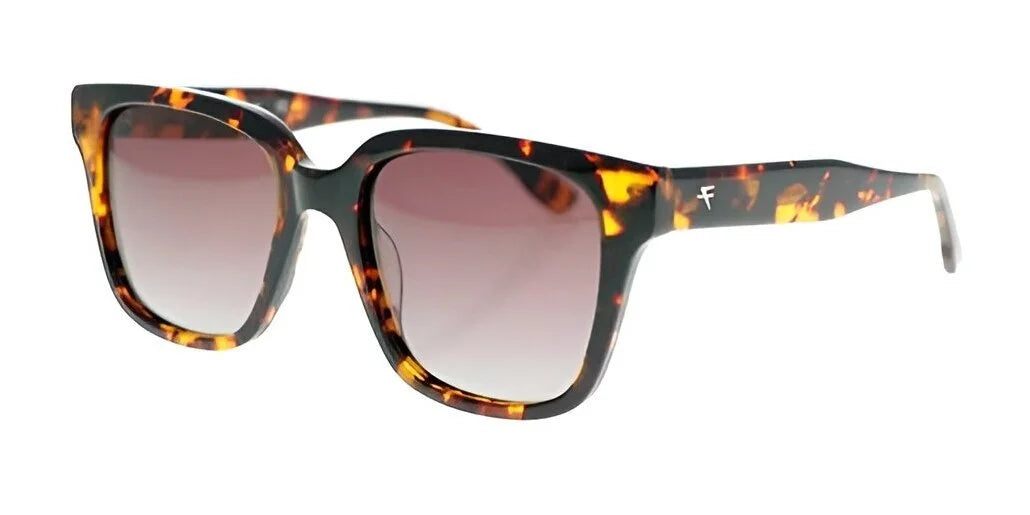 The Fatheadz TRIPPER Sunglasses, featuring a tortoiseshell design with square frames and polarized tinted lenses, provide UV protection. The Fatheadz TRIPPER Sunglasses, featuring a tortoiseshell design with square frames and polarized tinted lenses, provide UV protection.