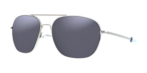 Fatheadz VORTAC SILVER Sunglasses / Size 63 / Silver / Blue