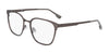 Flexon FLX1005MAG-SET Eyeglasses with Clip-on Sunglasses | Size 53 / Matte Gunmetal