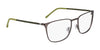 Flexon E1143 Eyeglasses | Size 54 / Matte Gunmetal/Kelp