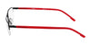 Flexon E1146 Eyeglasses | Size 54 / Satin Black/Crimson