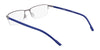 Flexon E1146 Eyeglasses | Size 54 / Satin Black/Crimson