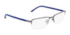 Flexon E1146 Eyeglasses | Size 54 / Satin Black/Crimson