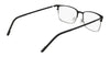 Flexon E1147 Eyeglasses | Size 55 / Matte Black/Gunmetal