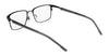 Flexon E1154 Eyeglasses | Size 54 / Satin Black/Grey