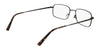 Flexon H6074 Eyeglasses / Satin Black / Size 52