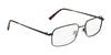 Flexon H6074 Eyeglasses / Satin Black / Size 52