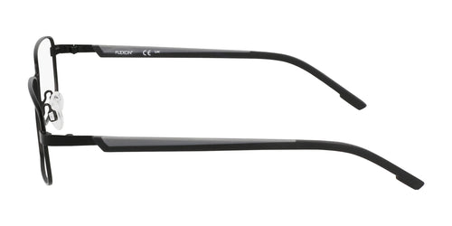 Flexon H6077 Eyeglasses / Satin Black / Grey / Size 54