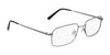 Flexon H6074 Eyeglasses / Satin Black / Size 52