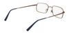 Flexon H6074 Eyeglasses / Satin Black / Size 52