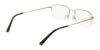 Flexon H6082 Eyeglasses / Matte Coffee / Size 53