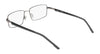 Flexon H6085 Eyeglasses / Matte Black / Size 52