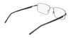 Flexon H6085 Eyeglasses / Matte Black / Size 52