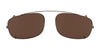 Flexon 600 Clip-On / Shiny Brown / Size 52
