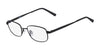 Flexon CLARK 600 Eyeglasses / Black Chrome / Size 50