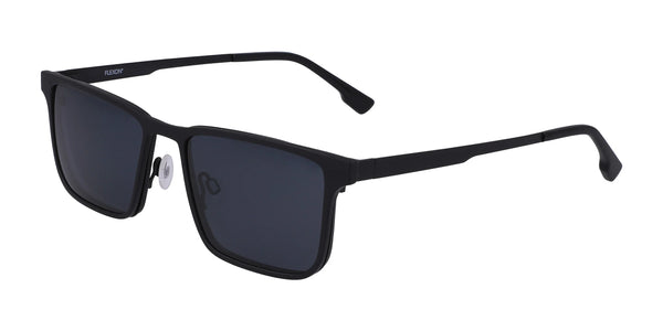 Flexon FLX1006MAG-SET Eyeglasses with Clip-on Sunglasses | Size 55 / Matte Black